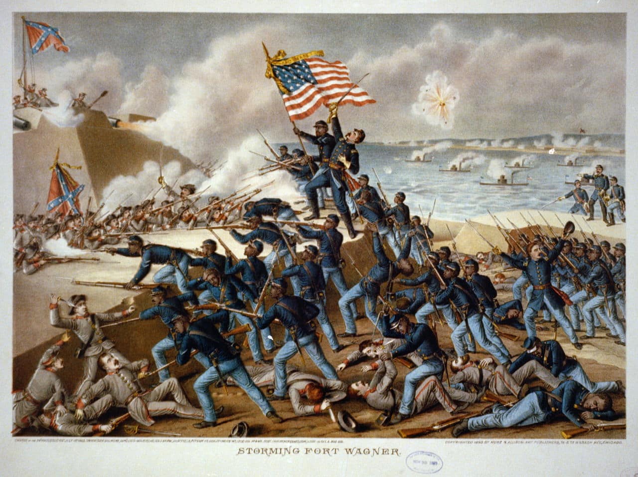 Picture of 54th Massachusetts. (Credit: Wikimedia Commons)
